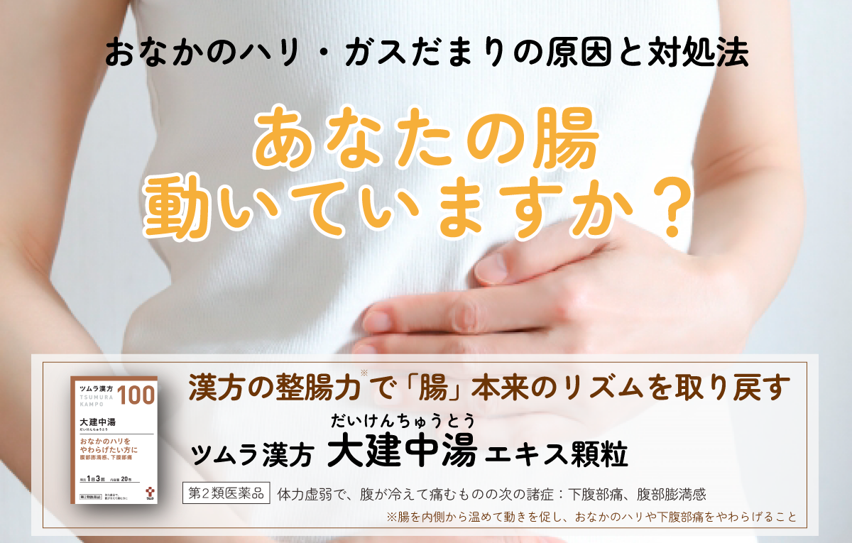 漢方の整腸力で「腸」本来のリズムを取り戻す ツムラ漢方 大建中湯 エキス顆粒