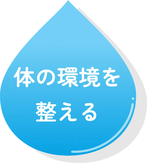 体の環境を整える