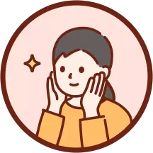 水分を補い、栄養を届けてお肌をキレイに! イメージイラスト