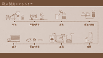 漢方製剤ができるまで　動画