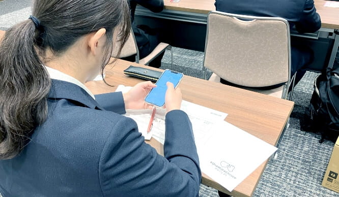 新入社員研修の様子