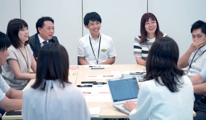 管理職向け社員研修の様子