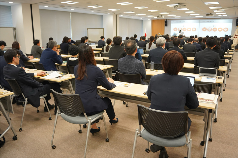 養生講演会の様子